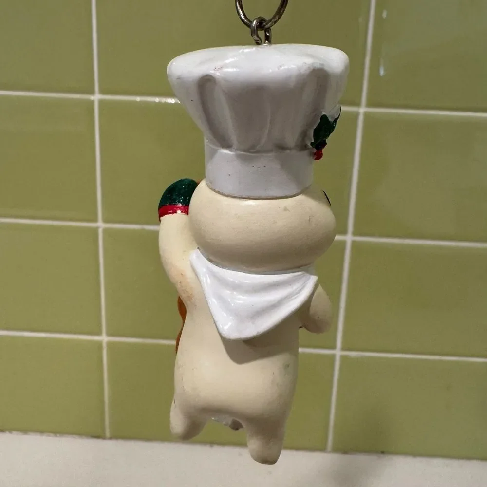 Danbury Mint The Pillsbury Doughboy Glitter Ornament Snowman Buddy - No Box